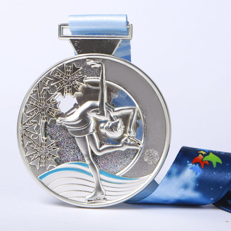 Themen-Rennmedaille: Drehbare zahnradförmige Lake-Toba-Serienmedaille