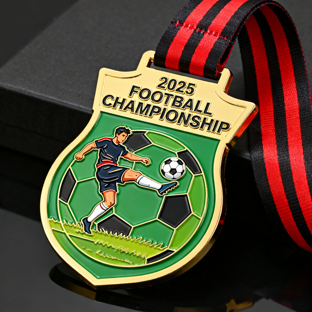 Individuelle Medaille aus Metall in Gold, Silber und Bronze im Präzisionsdruckguss für Badminton-Auszeichnungen