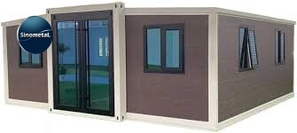 Phòng tiền chế có thể mở rộng, có thể gấp gọn hai bên, container vận chuyển 20 feet