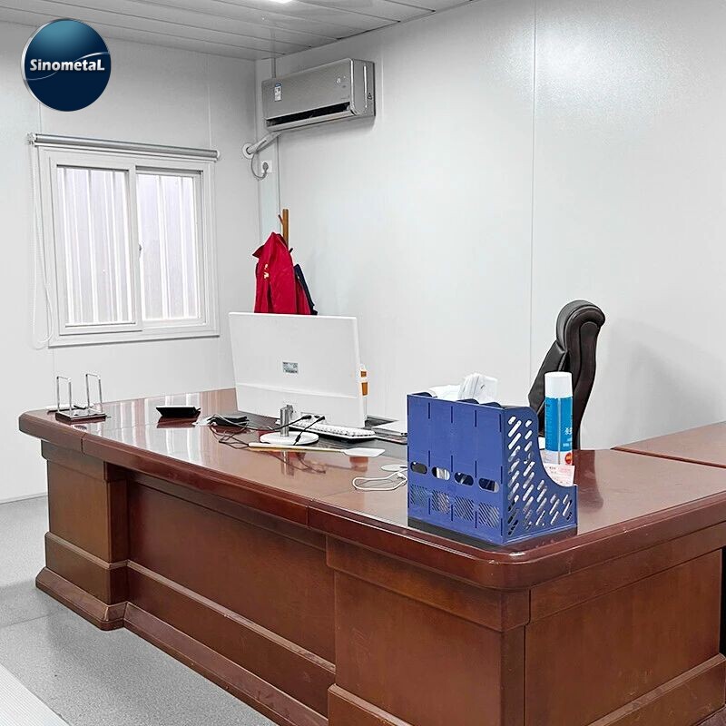 Nhà tiền chế di động bằng thép nhẹ tiêu chuẩn, có thể vận chuyển, nhà nhỏ di động, có thể mở rộng, nhà tiền chế.