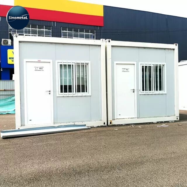 Nhà container tiền chế có thể tháo rời 20ft, nền móng đơn giản, nhà capsule, nhà container gấp gọn, văn phòng, quầy cà phê, cửa hàng.