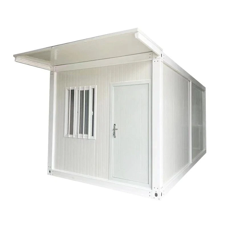 Nhà container di động nhỏ gọn 20 feet, có thể tháo rời và di chuyển, phù hợp cho văn phòng di động và sử dụng ngoài trời.