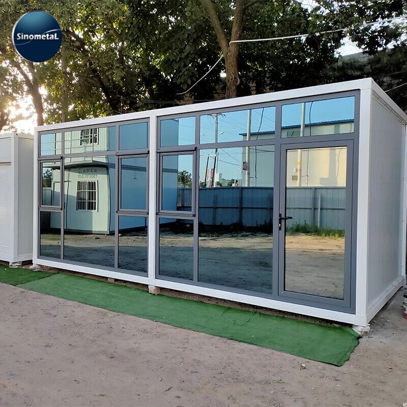 Căn hộ cao cấp 2 phòng ngủ, kích thước 20ft x 40ft, nhà tiền chế di động, nhà container mô-đun.