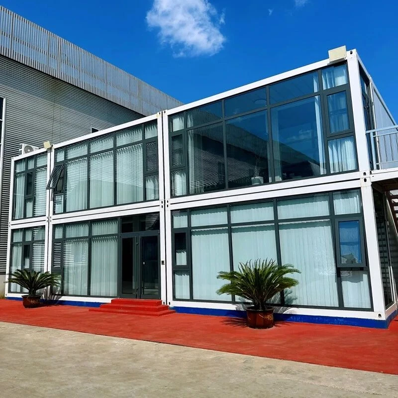 Căn hộ cao cấp 2 phòng ngủ, kích thước 20ft x 40ft, nhà tiền chế di động, nhà container mô-đun.