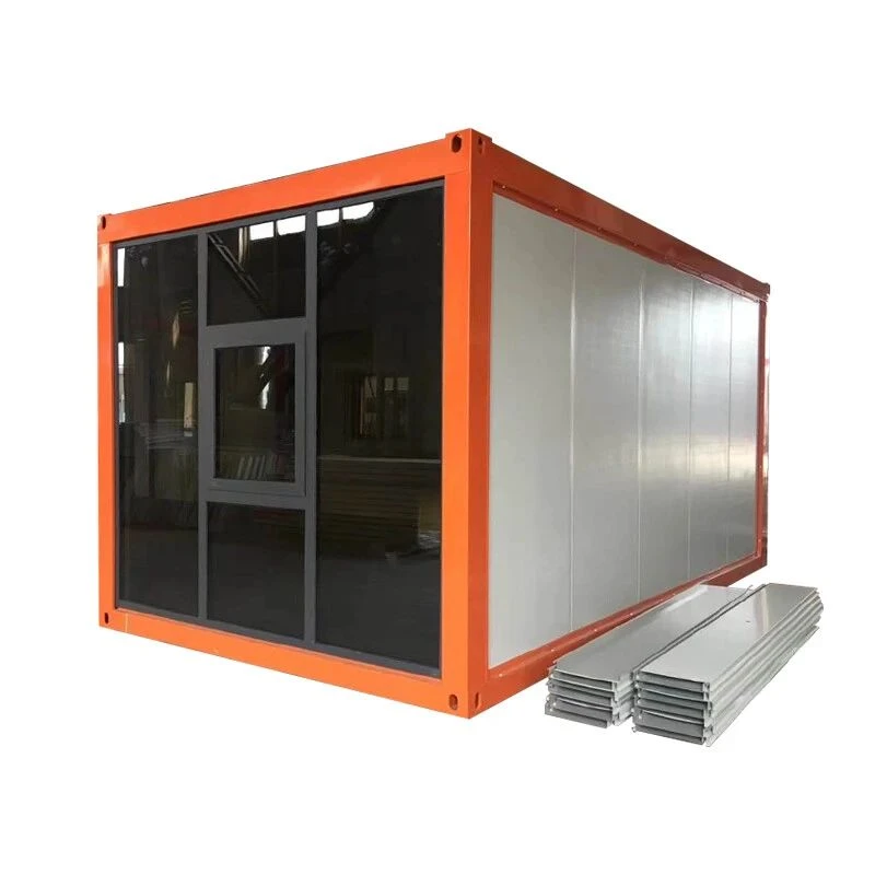Nhà container tiền chế chống nước, chống cháy, kết hợp nhiều loại, kích thước 20 feet và 40 feet, kiểu dáng cabin Apple.