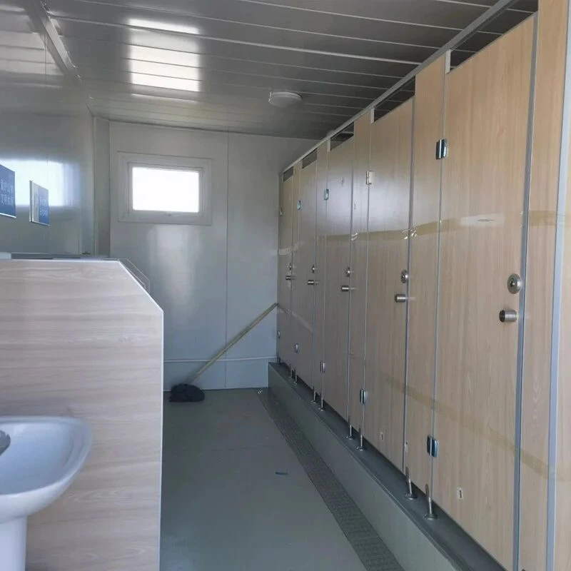 Nhà container tiền chế chống nước, chống cháy, kết hợp nhiều loại, kích thước 20 feet và 40 feet, kiểu dáng cabin Apple.
