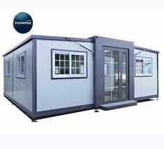 Nhà Container Vận Chuyển 20Ft Có Thể Gập Lại Mở Rộng Phòng Đúc Sẵn