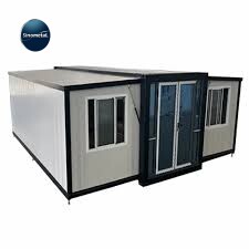 Nhà Container Vận Chuyển 20Ft Có Thể Gập Lại Mở Rộng Phòng Đúc Sẵn