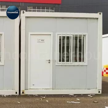 Nhà Container Vận Chuyển 20Ft Có Thể Gập Lại Mở Rộng Phòng Đúc Sẵn