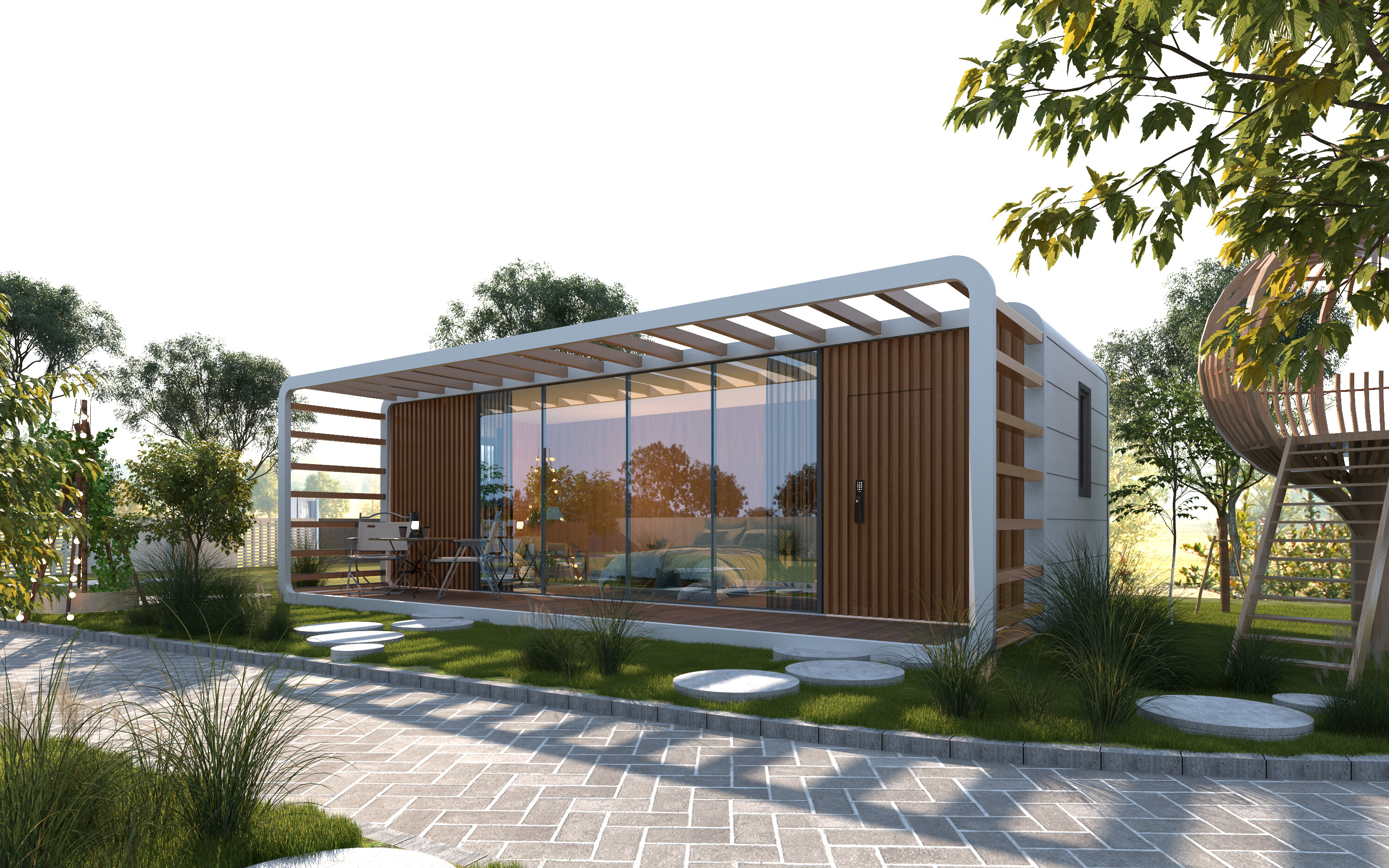 Định Nghĩa Lại Cuộc Sống Ngoài Trời: Apple Pod House – Kỷ Nguyên Mới Của Glamping Kết Hợp Thiết Kế Hiện Đại Với Tính Di Động