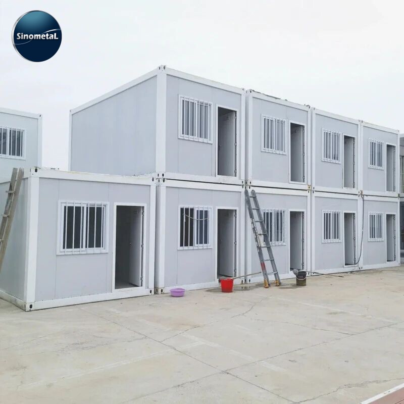 Estándar Portátil Ligero Acero Prefabricado Envío Tiny house Movible Expandible Casa prefabricada