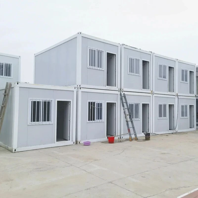 Estándar Portátil Ligero Acero Prefabricado Envío Tiny house Movible Expandible Casa prefabricada