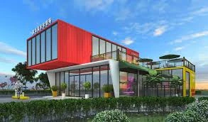 Nueva Tecnología Contenedor Oficina Estructura de Acero Soldada Flat Pack Casa Contenedor
