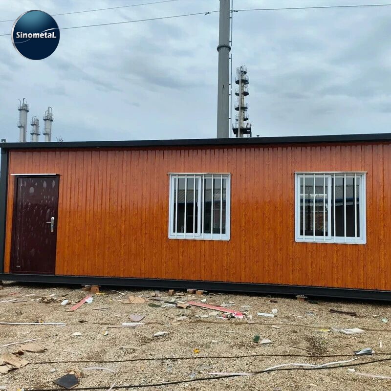 Modular desmontable 20Ft Oficina portátil móvil al aire libre Tiny Container House