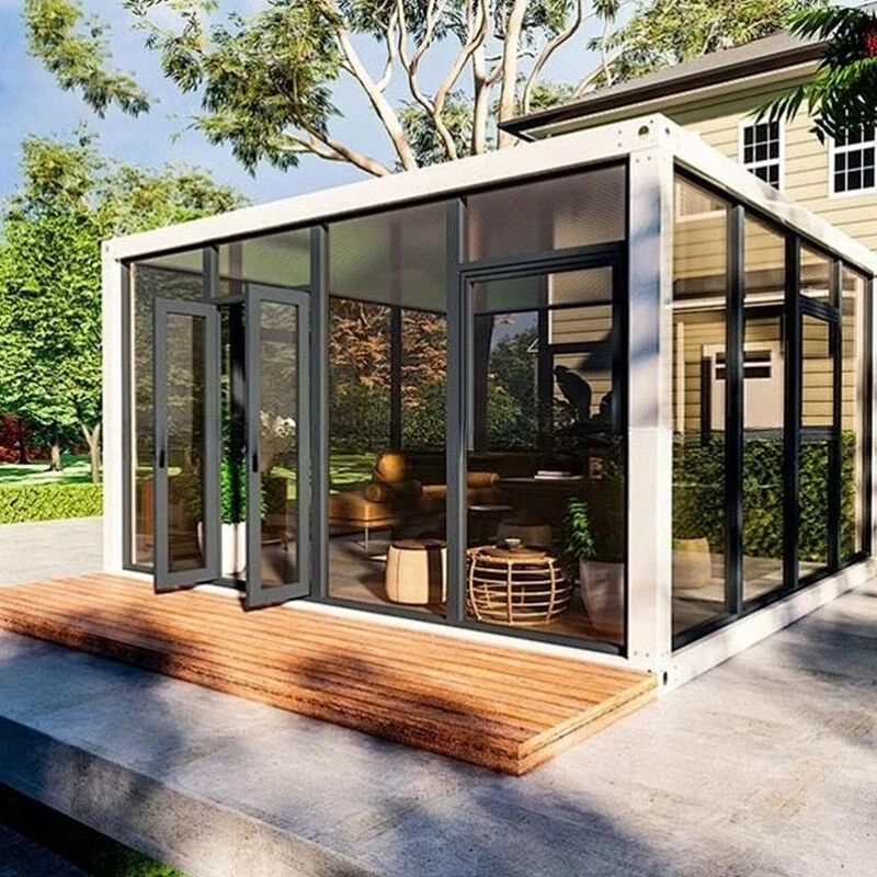 Modular desmontable 20Ft Oficina portátil móvil al aire libre Tiny Container House