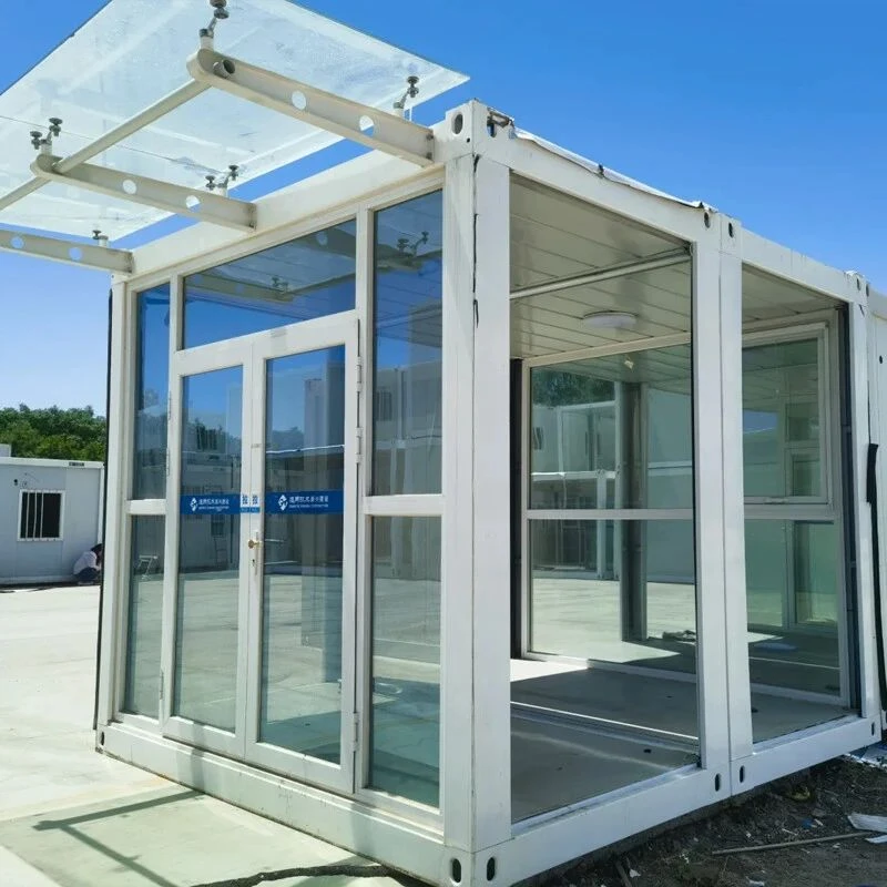 Modular desmontable 20Ft Oficina portátil móvil al aire libre Tiny Container House
