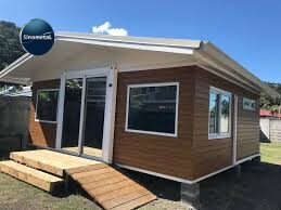 Cabaña Prefabricada Desmontable 20ft Simple Fundación Cápsula Casa Contenedor Plegable Casa/Oficina/Cafetería/Tienda