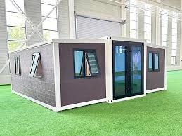 Cabaña Prefabricada Desmontable 20ft Simple Fundación Cápsula Casa Contenedor Plegable Casa/Oficina/Cafetería/Tienda