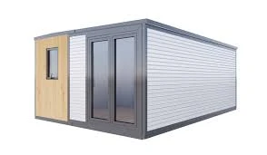 Expandible Habitación Prefabricada Plegable Lateral Plegable 20Ft Shipping Container House