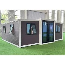 Expandible Habitación Prefabricada Plegable Lateral Plegable 20Ft Shipping Container House