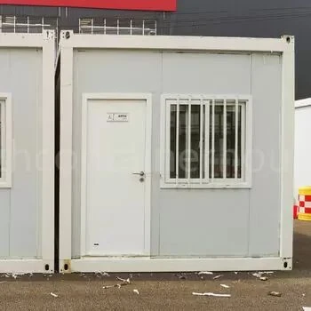 Expandible Habitación Prefabricada Plegable Lateral Plegable 20Ft Shipping Container House