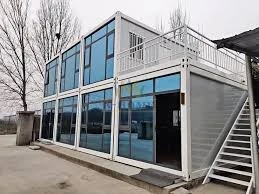Nueva Tecnología Contenedor Oficina Estructura de Acero Soldada Flat Pack Casa Contenedor