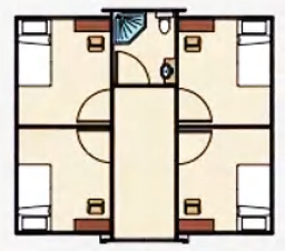 Habitación de Extensión de Doble Ala de 20FT