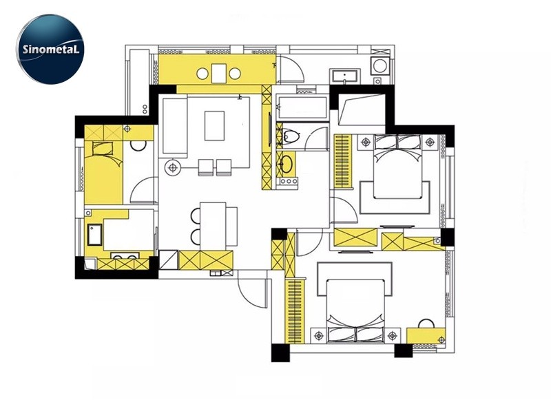 90平单层别墅 90平单层别墅