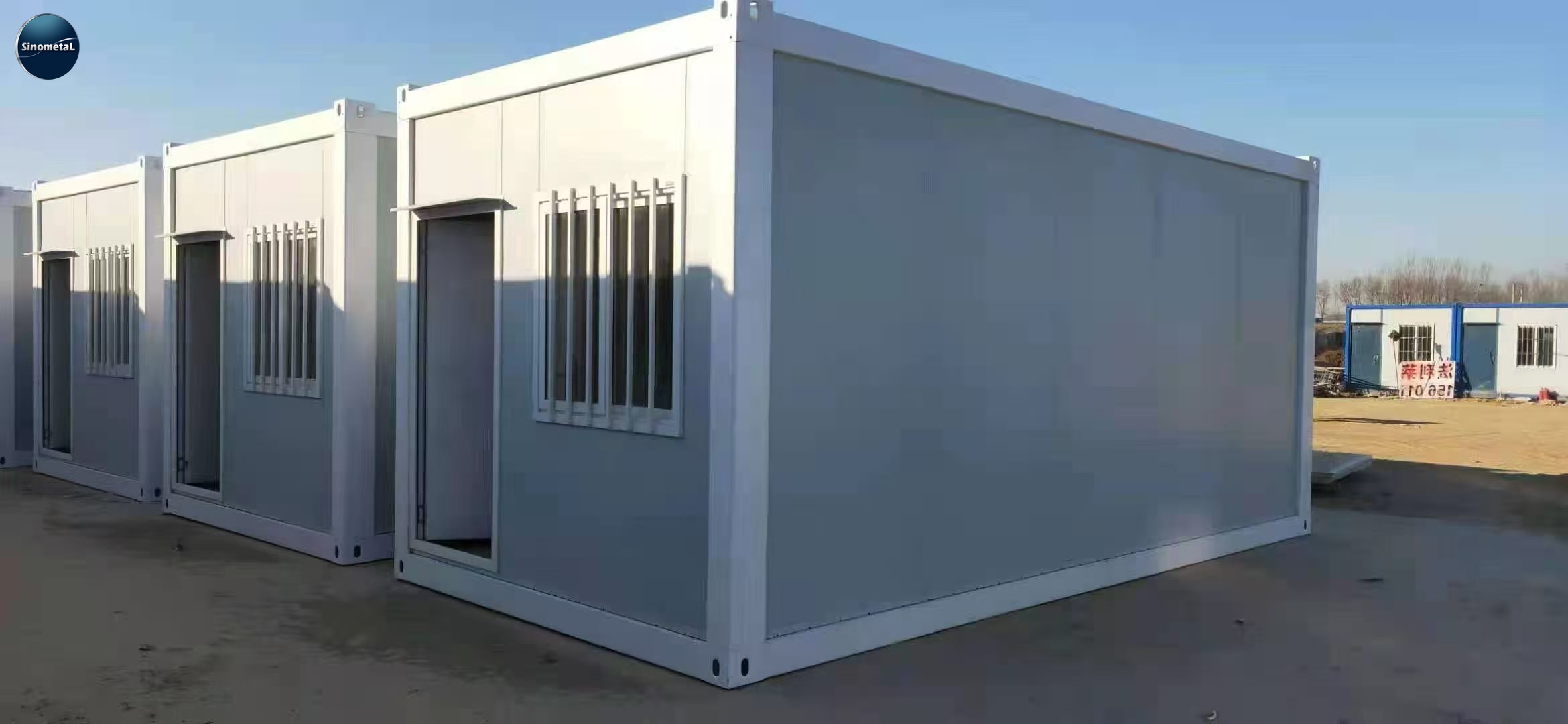 Lujosa Casa Contenedor Prefabricada Modular de 2 Pisos 20Ft