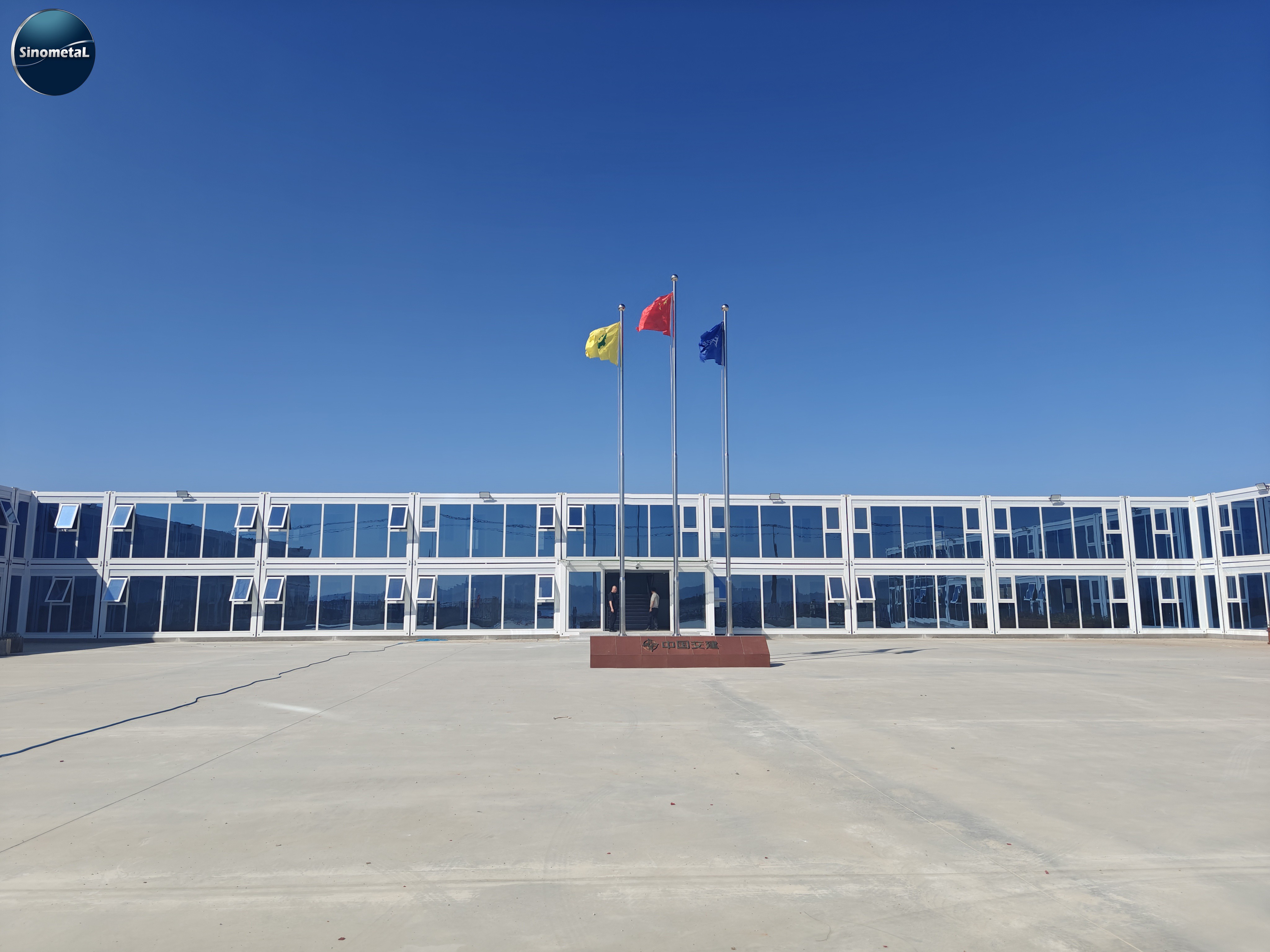 Casa Prefabricada de Contenedor Marítimo de 40 Pies con Dos Dormitorios y Empaque Plano