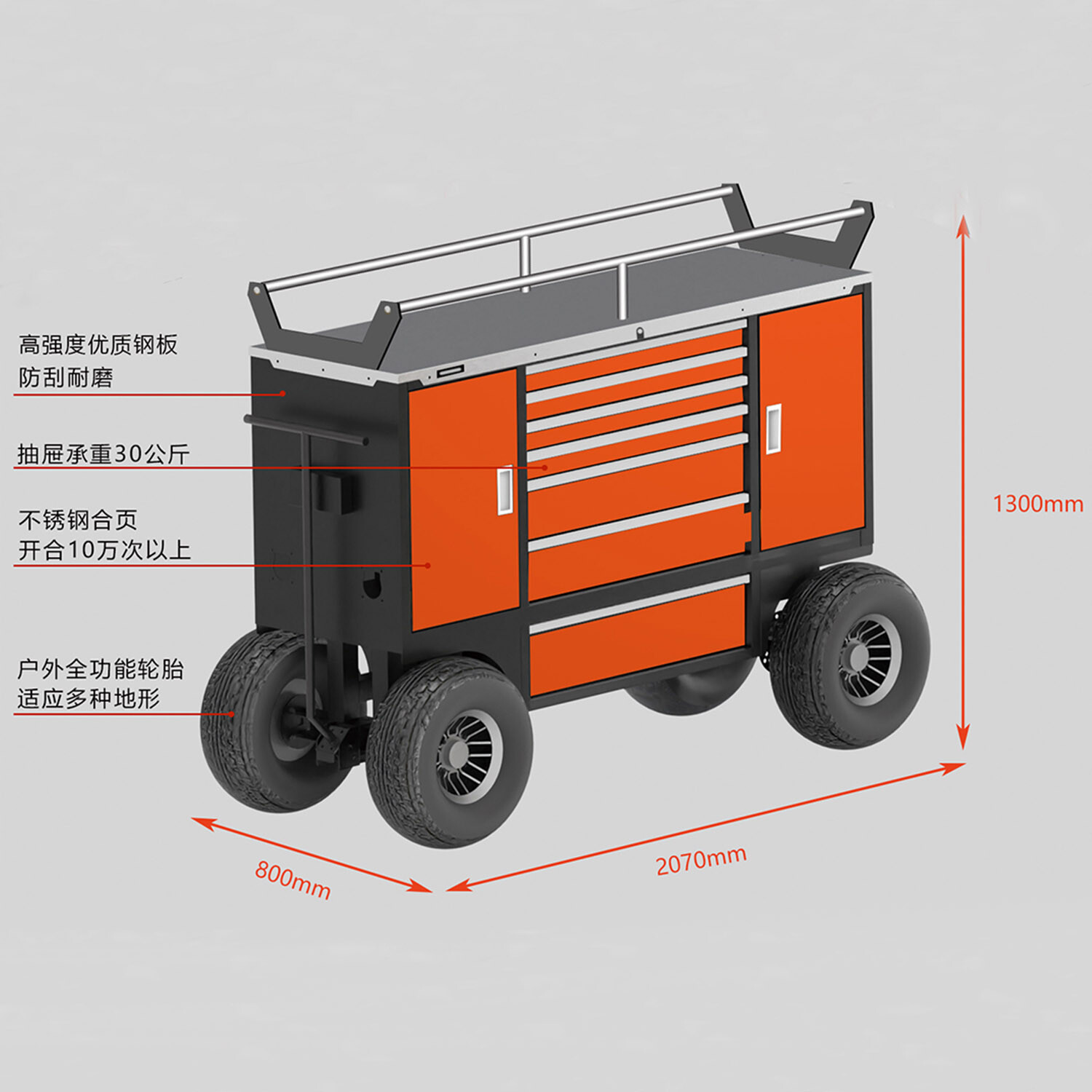 [New Show]Tool luggage | All-purpose outdoor inspection vehicle