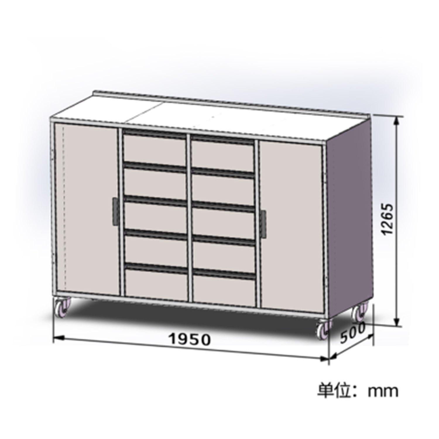 [New Show]Tool cabinet | Removable all-around storage