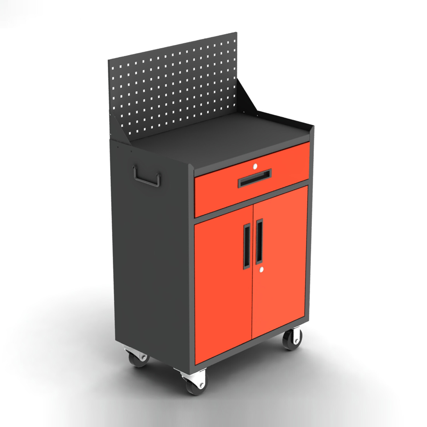 [New Show]Heavy-Duty Tool Cabinet with 2 Drawers & 1 Door | Compact & Durable