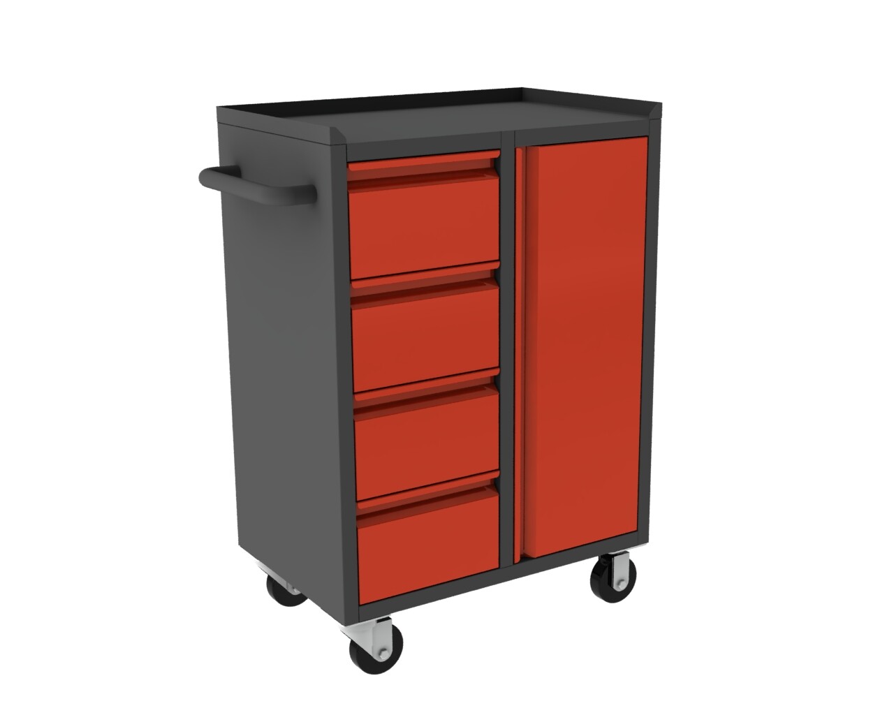 [New Show]GJG-25011 4-Drawer Tool Cabinet with Side Door