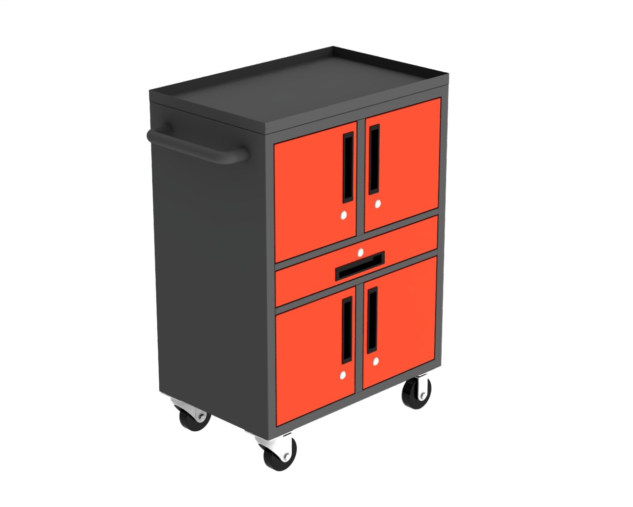 [New Show]Double-Door Tool Cabinet with Shelf