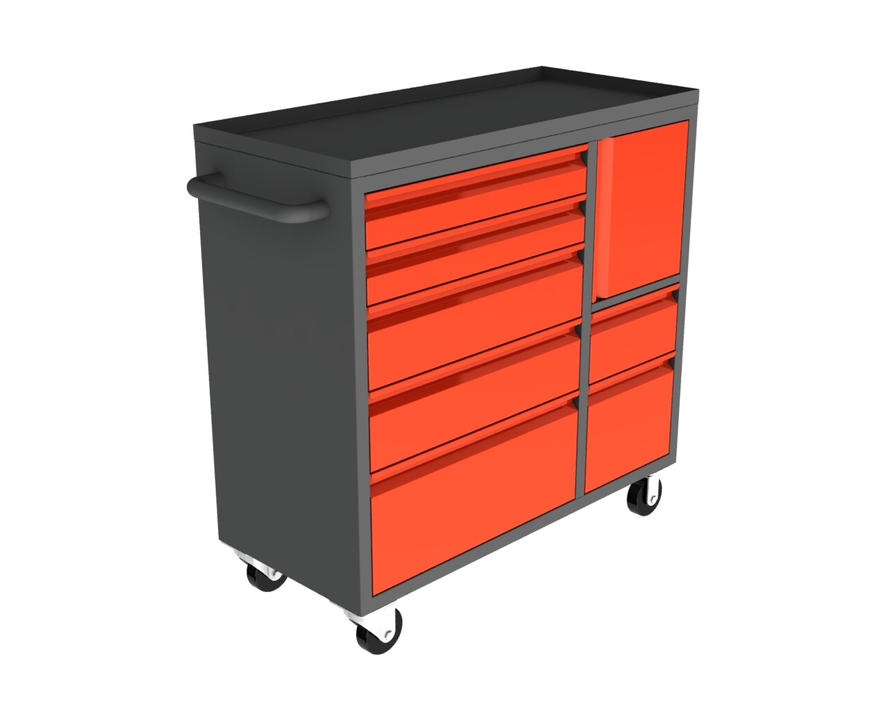 [New Show]GJG-25007 7-Drawer Tool Cabinet with Single Doors