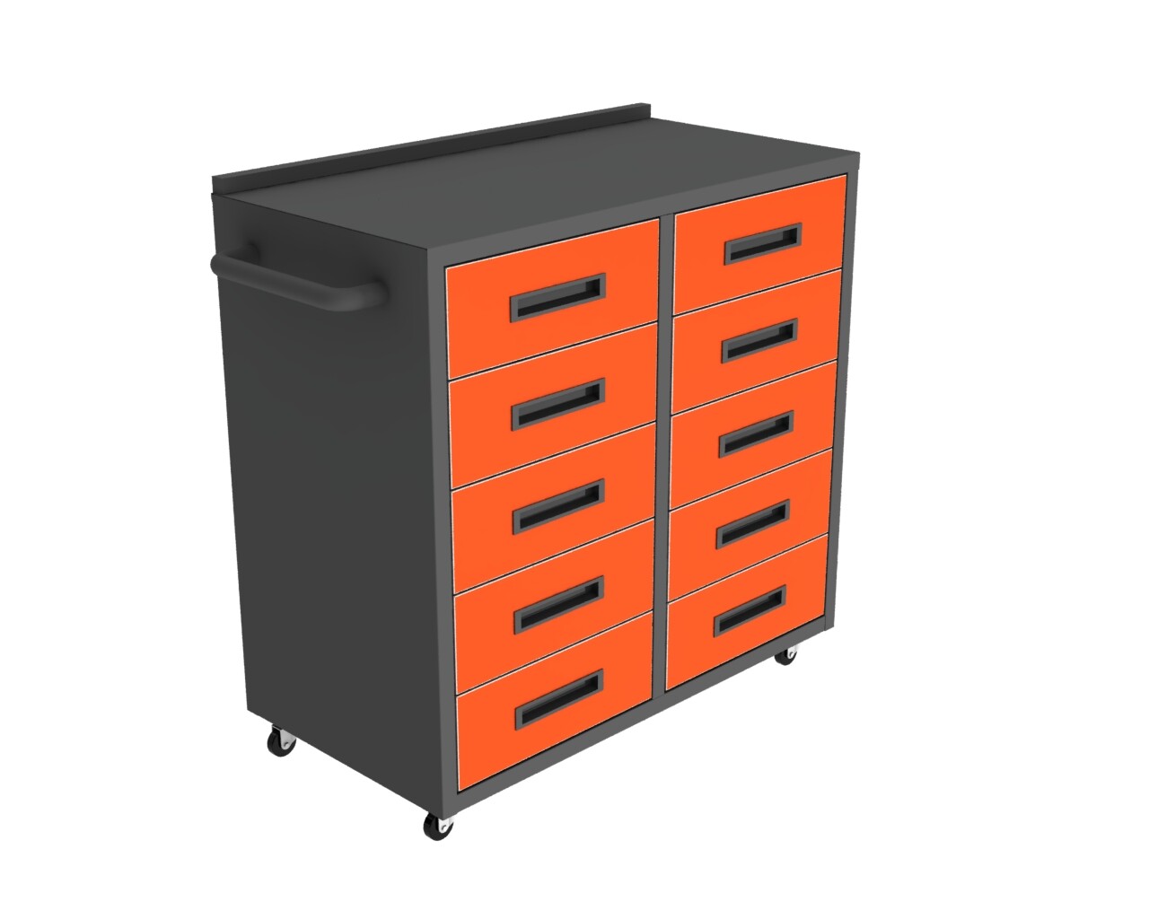 [New Show]Heavy-Duty Tool Cabinet with 10 Drawers | Space-Saving Vertical Storage