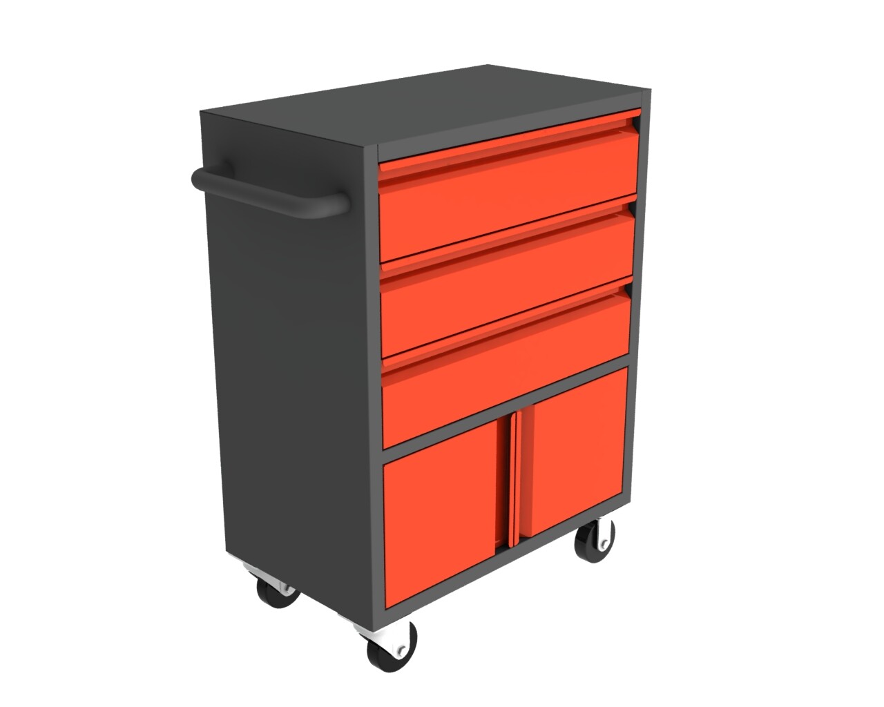 [New Show]3-Drawer Compact Tool Cabinet | Movable & Modular