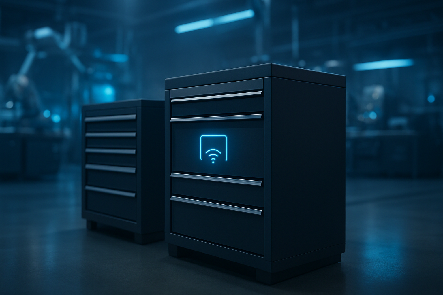 The Connected Workshop — How Integrated Tool Storage Bridges Machines and People