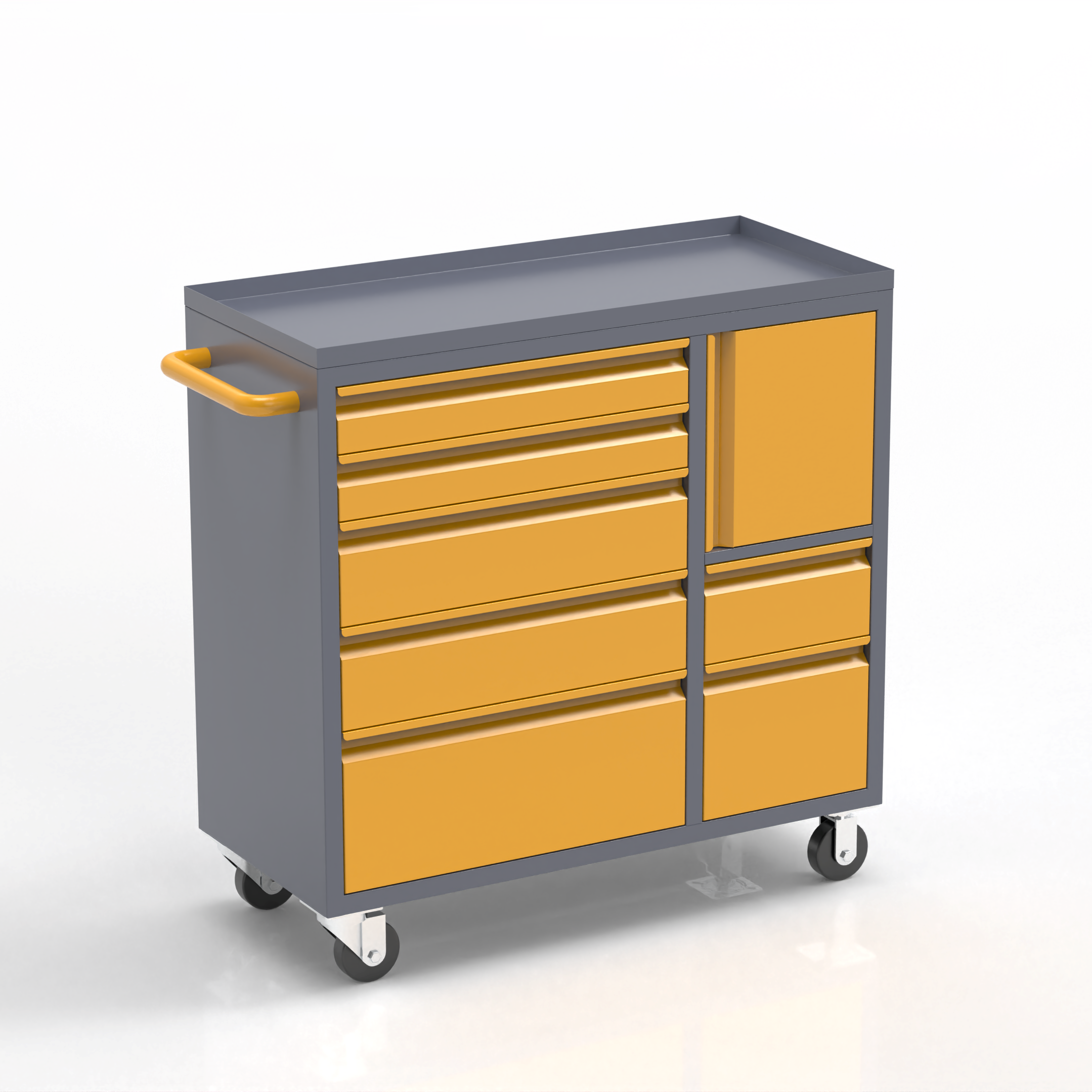 [New Show]GJG-25007 7-Drawer Tool Cabinet with Single Doors