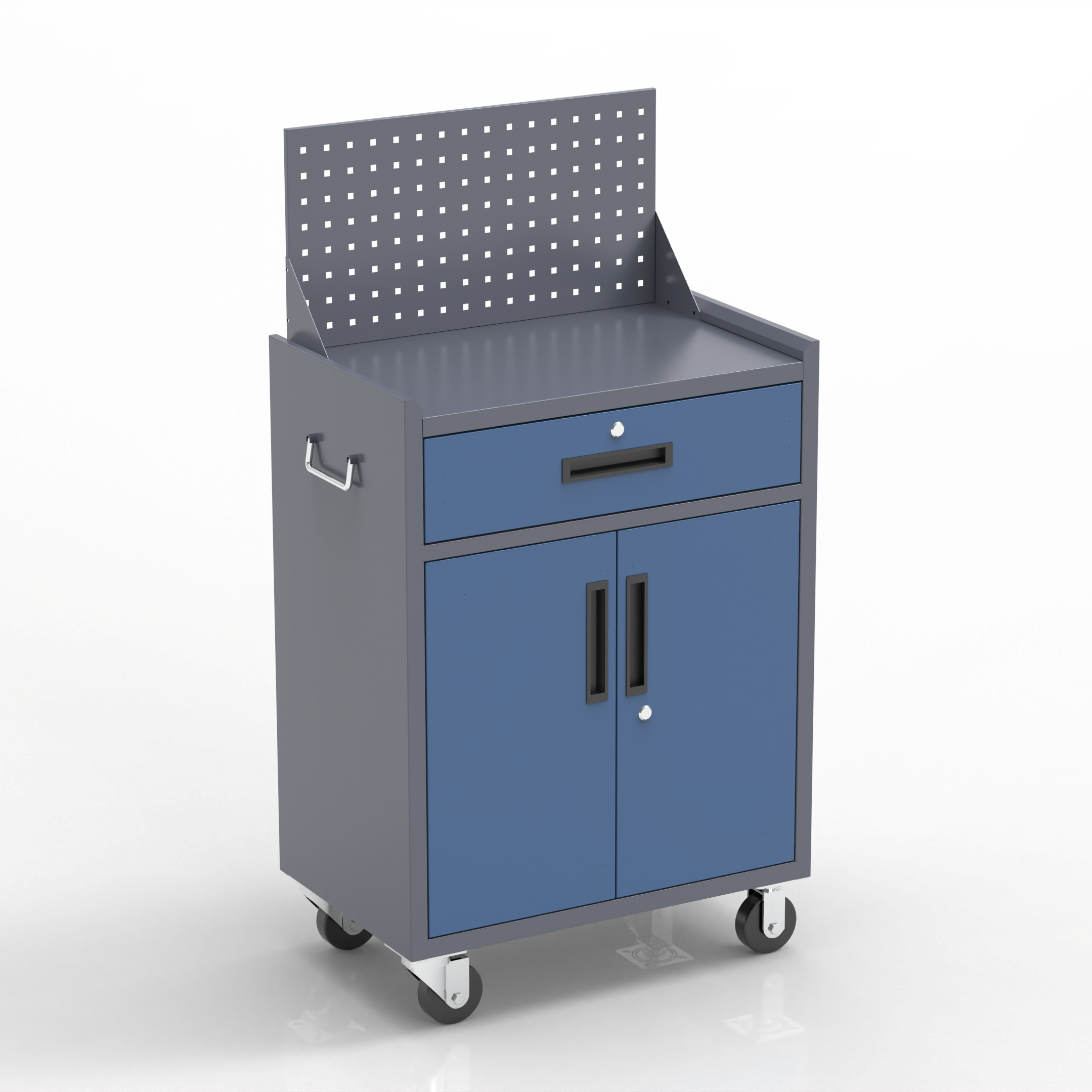 [New Show]Heavy-Duty Tool Cabinet with 2 Drawers & 1 Door | Compact & Durable