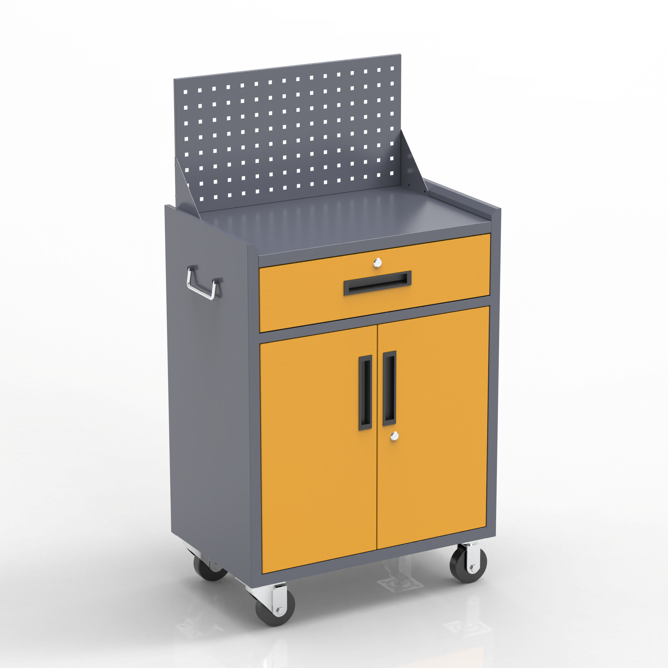 [New Show]Heavy-Duty Tool Cabinet with 2 Drawers & 1 Door | Compact & Durable