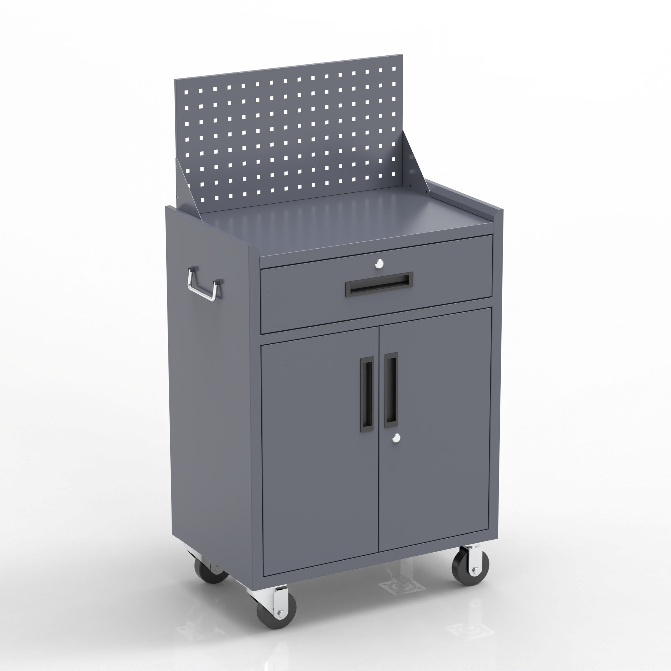 [New Show]Heavy-Duty Tool Cabinet with 2 Drawers & 1 Door | Compact & Durable