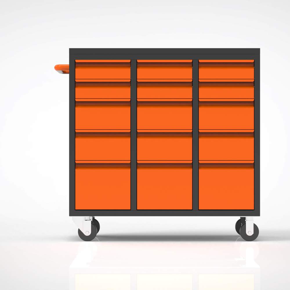 [New Show]15-Drawer Tool Cabinet | High-Capacity Industrial Organizer