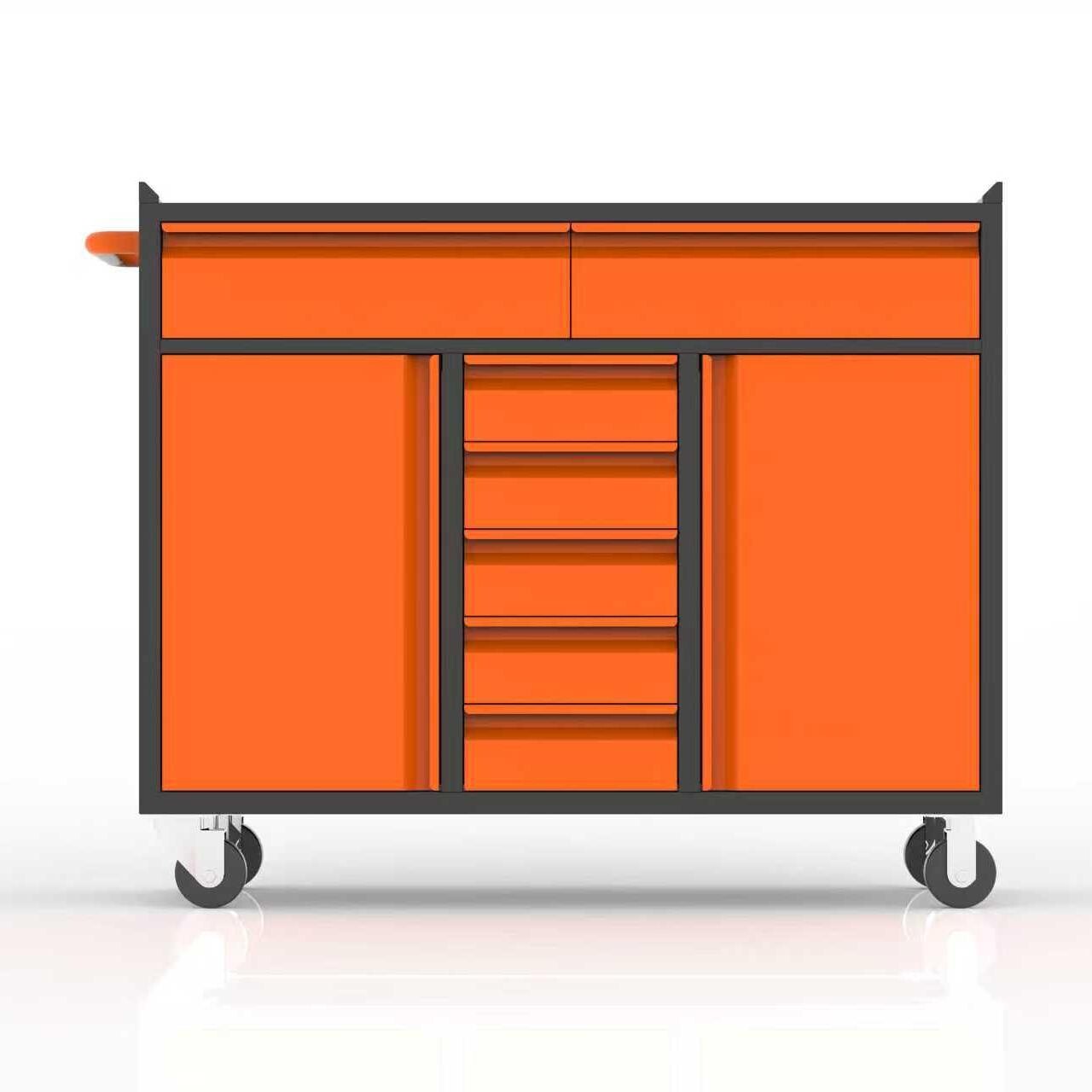 [New Show]Tool Cabinet with Drawers & Double Door | Versatile Workshop Storage