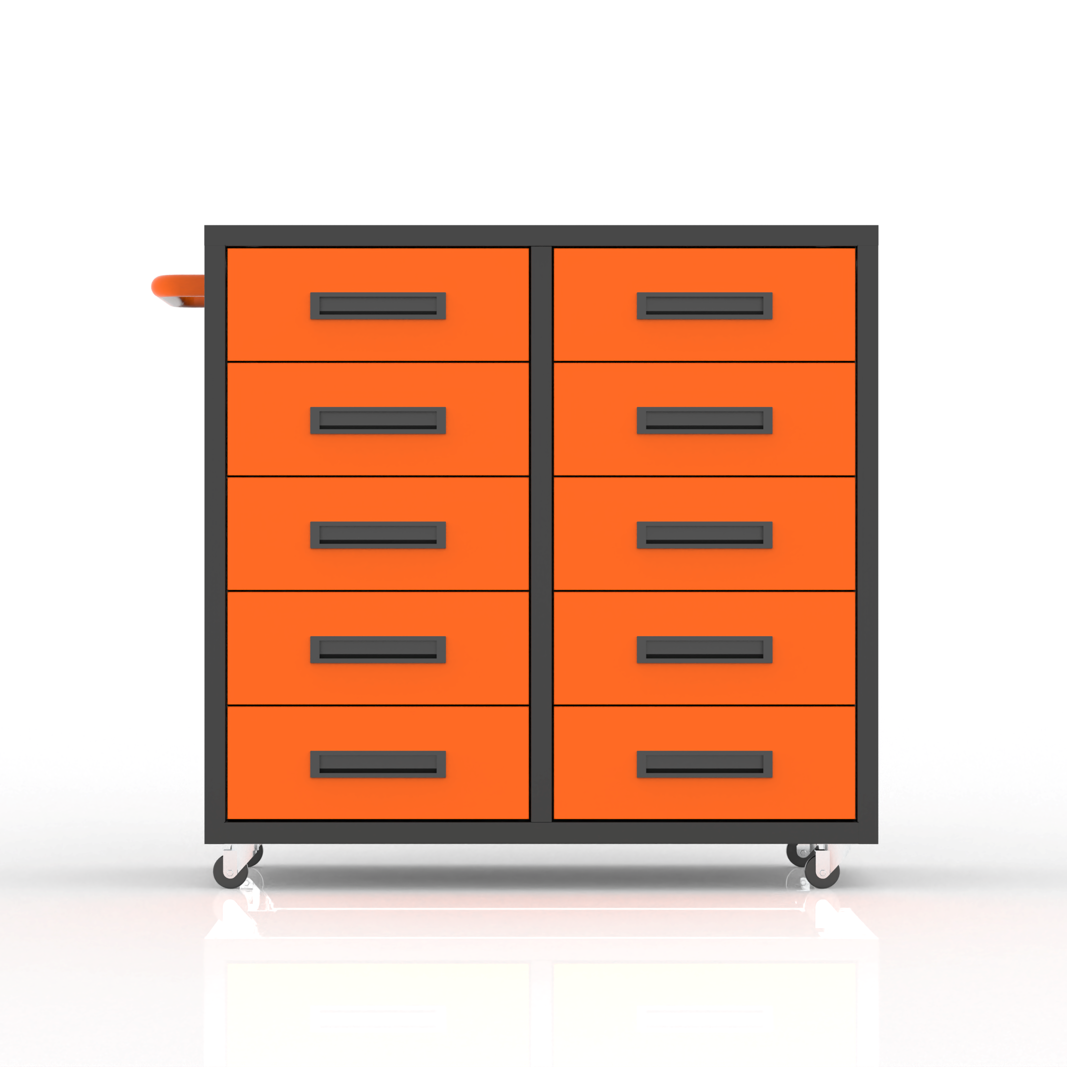 [New Show]Heavy-Duty Tool Cabinet with 10 Drawers | Space-Saving Vertical Storage