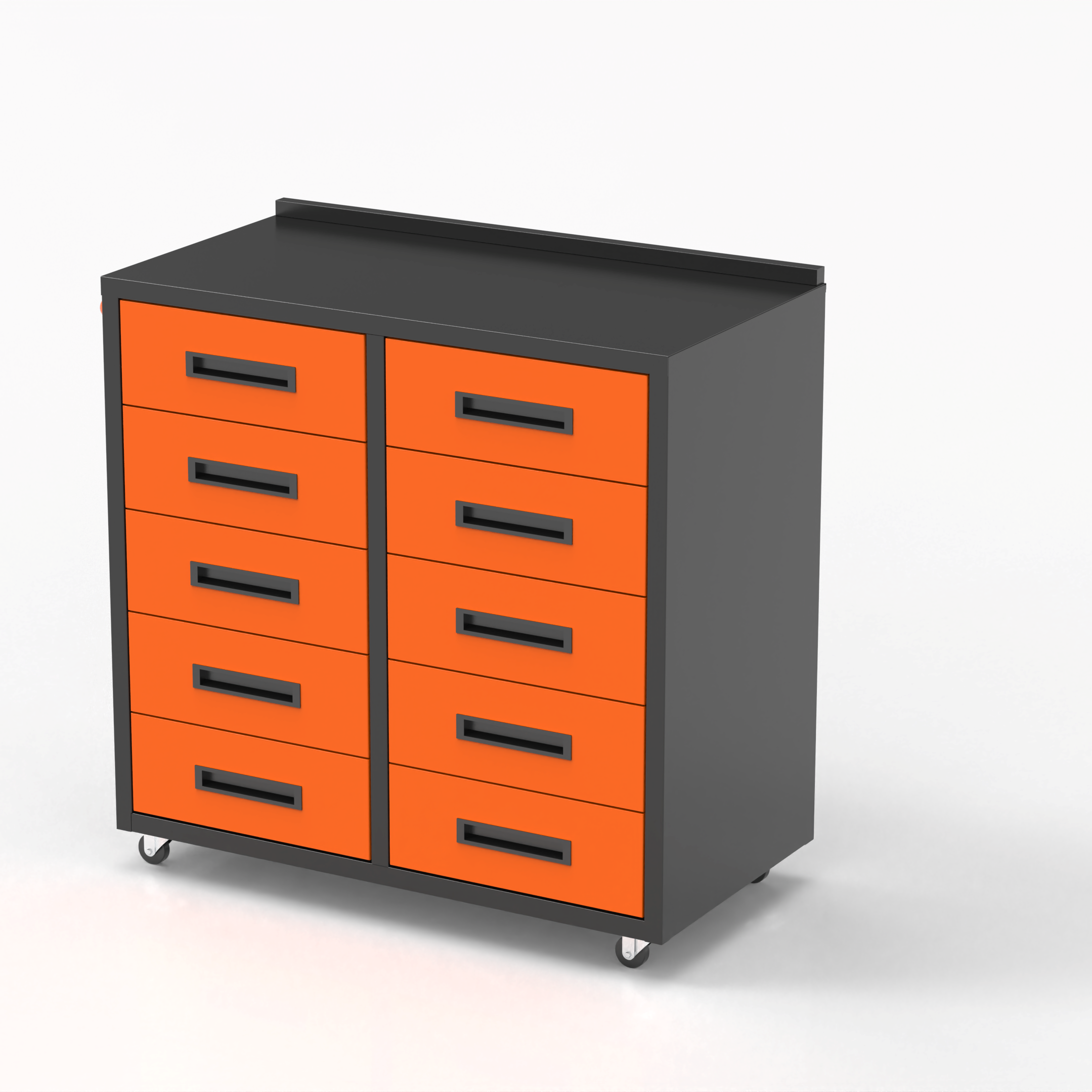 [New Show]Heavy-Duty Tool Cabinet with 10 Drawers | Space-Saving Vertical Storage