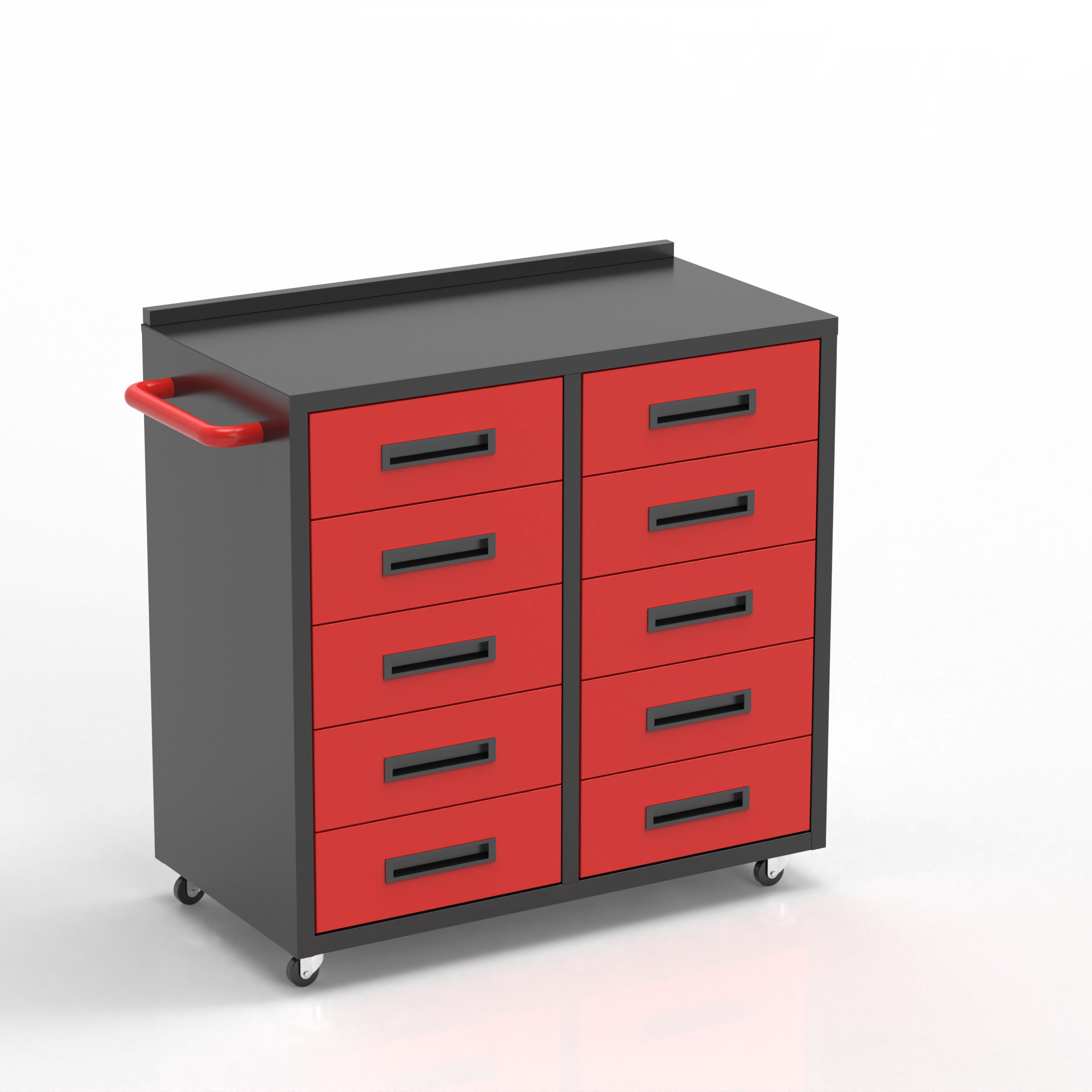 [New Show]Heavy-Duty Tool Cabinet with 10 Drawers | Space-Saving Vertical Storage
