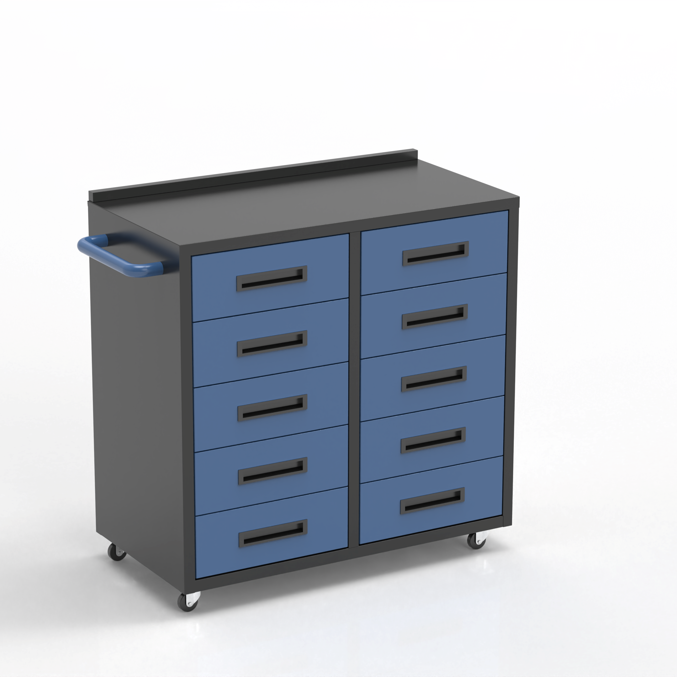 [New Show]Heavy-Duty Tool Cabinet with 10 Drawers | Space-Saving Vertical Storage