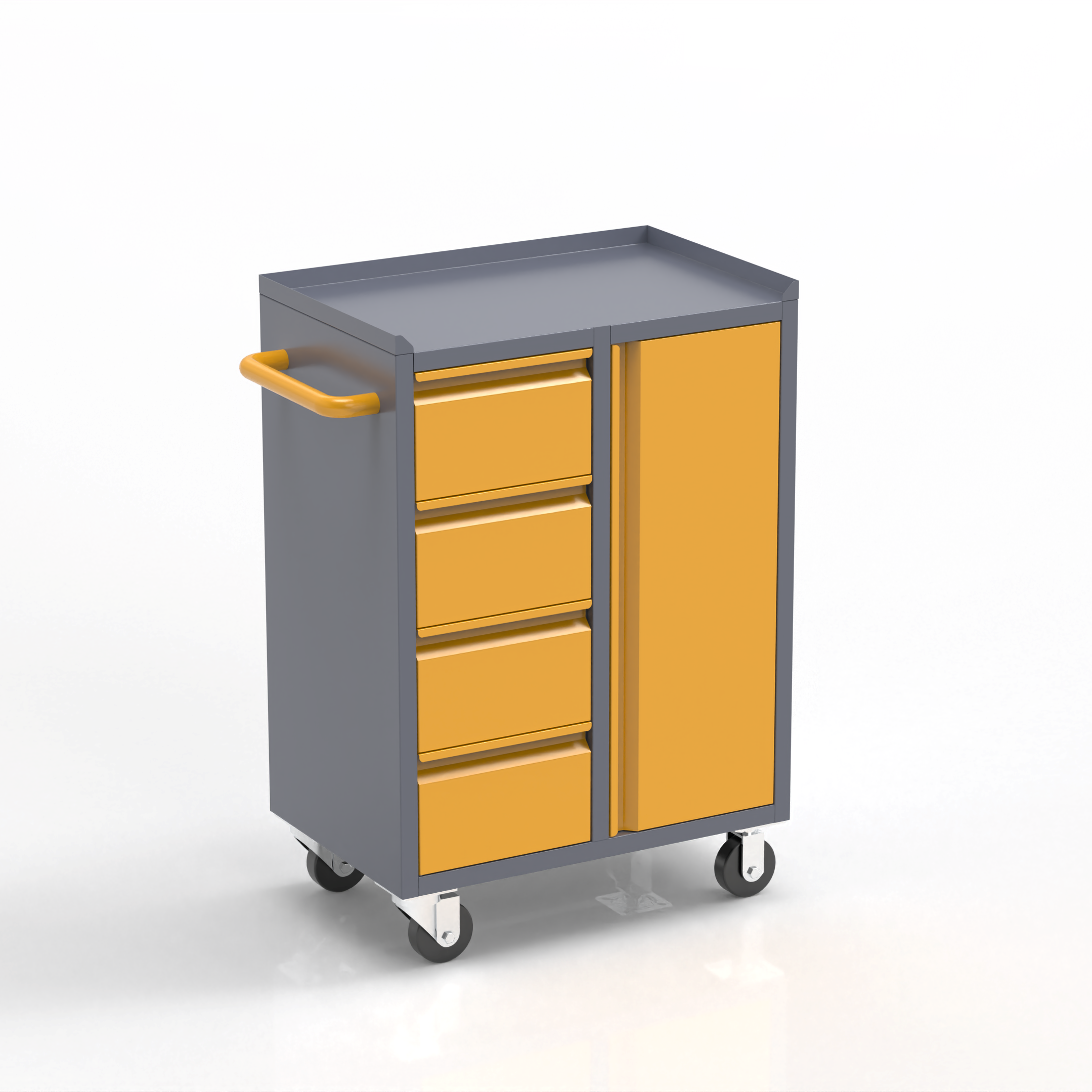 [New Show]GJG-25011 4-Drawer Tool Cabinet with Side Door